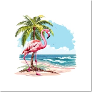 Flamingo Lovers Summer Vibes Posters and Art